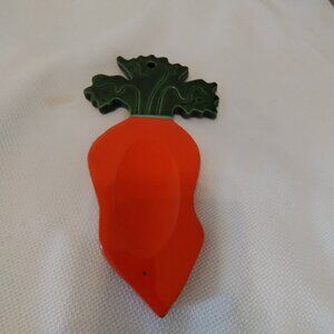 Vintage Jam carrot spoon holder ceramic
